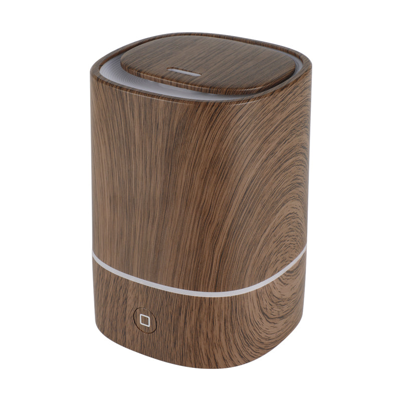 Ember dark wood grain aroma diffuser angled on a white background