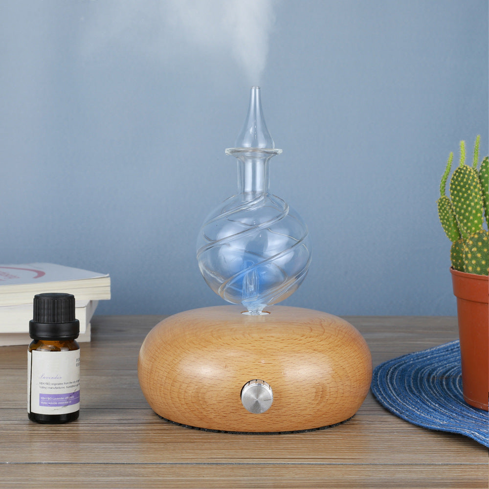 Glass & Wood Cold-Air Diffuser