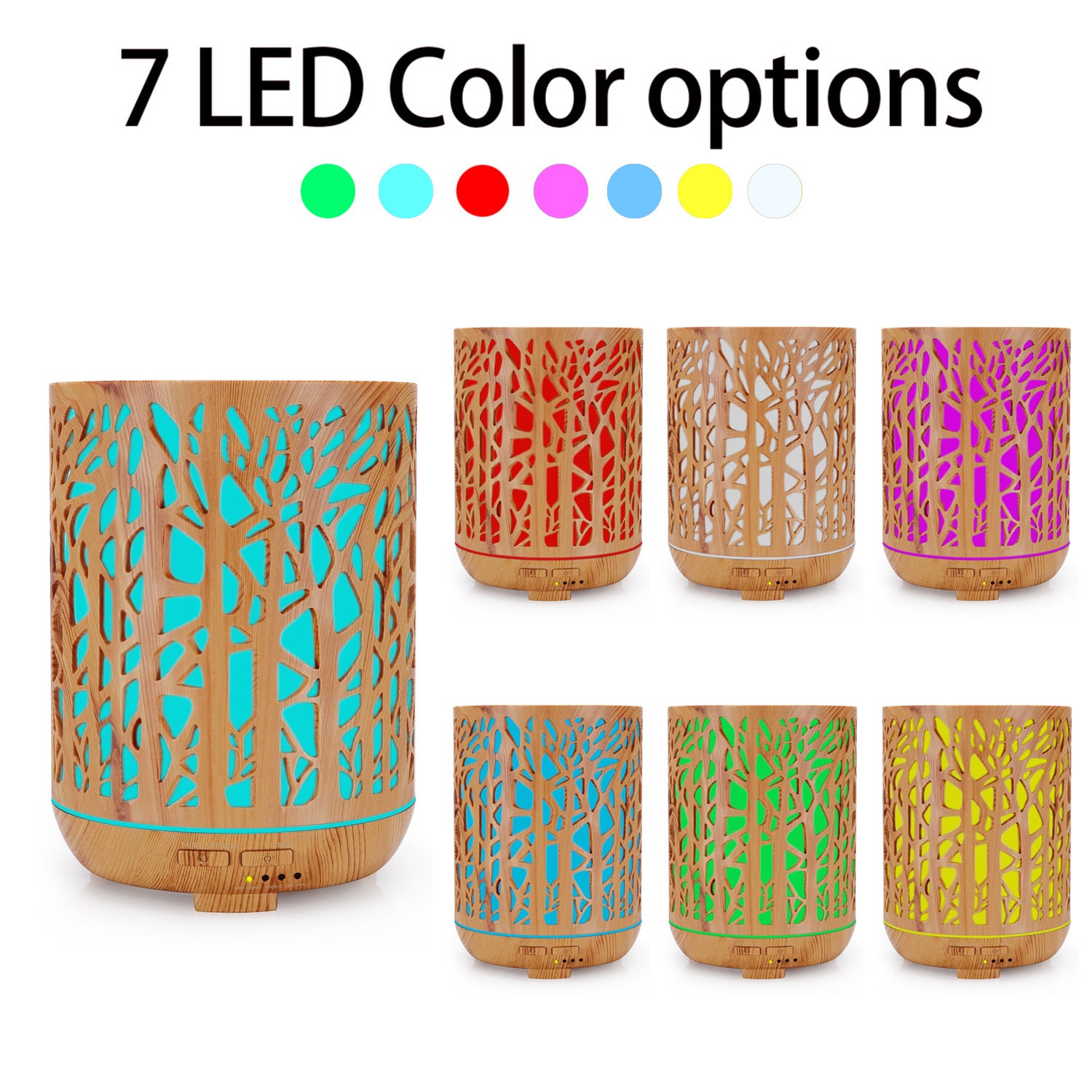 Tree-Pattern 300ml Aroma Diffuser