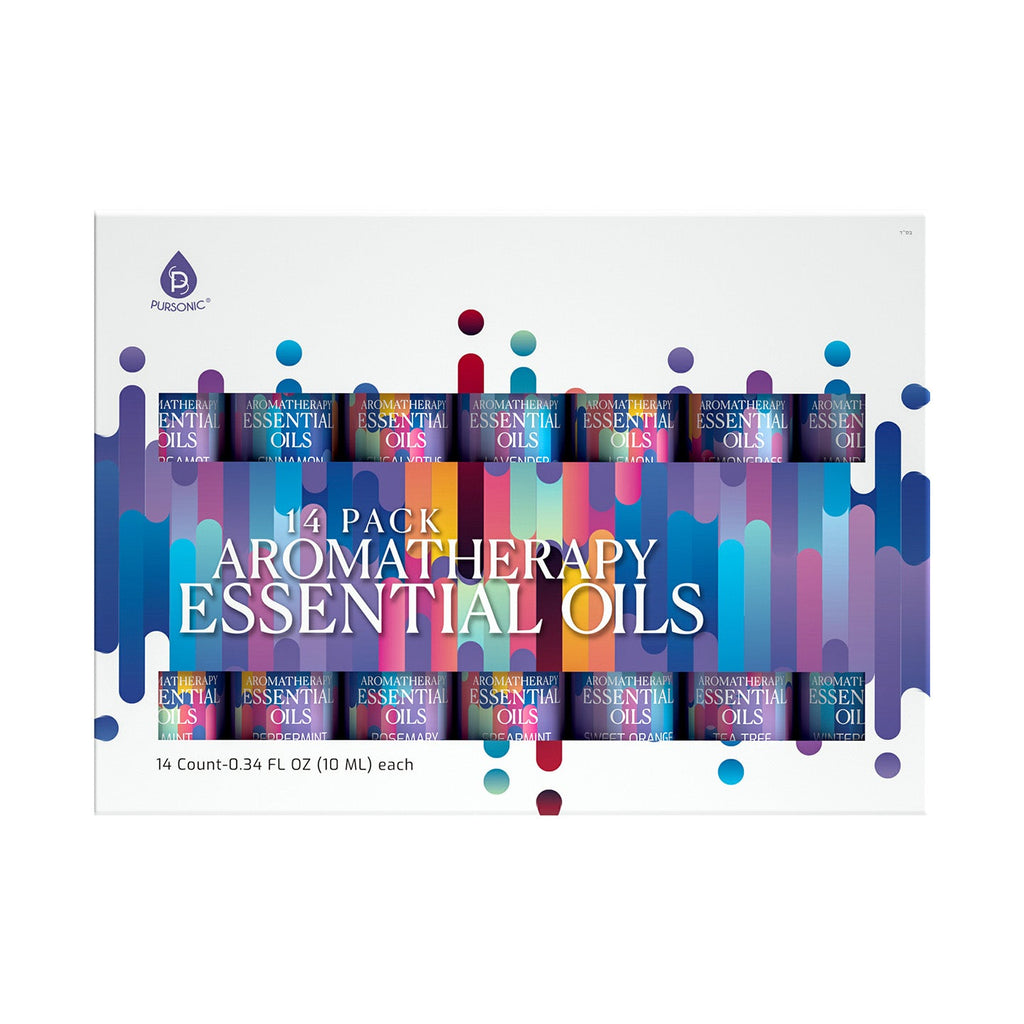 Pursonic Essential Oil Gift Set — 14 Oils