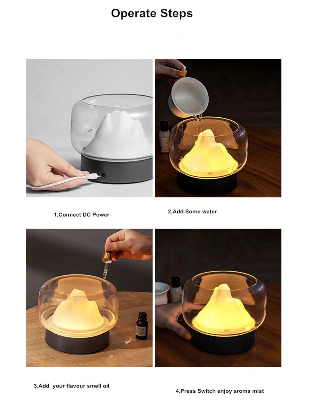 Mountain-Light 400ml Aroma Diffuser