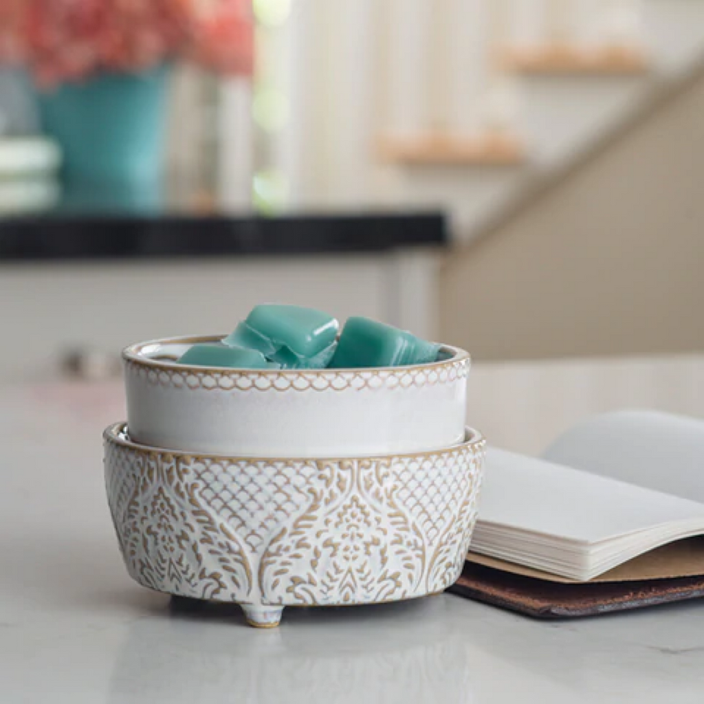 LNB Vintage Glam Candle & Wax Warmer